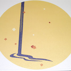 オリジナル写真陶板歩道用装飾陶板加賀の千代女