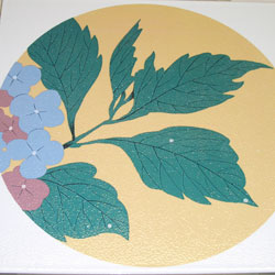 オリジナル写真陶板歩道用装飾陶板加賀の千代女