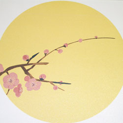 オリジナル写真陶板歩道用装飾陶板加賀の千代女