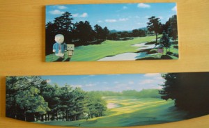 写真陶板ゴルフ場記念プレート