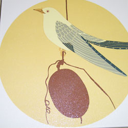 オリジナル写真陶板歩道用装飾陶板加賀の千代女