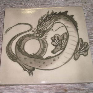 写真陶板制作例～青龍