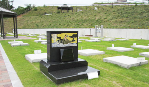 オリジナル美術陶板～霊園慰霊碑メモリアルプレート